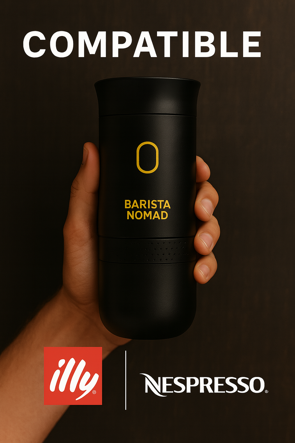 Machine à Café Portable USB-C – Barista Nomad (15 bars)